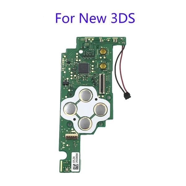 Spiltilbehør Button Board Ribbon Kabel til New 3DS / New 3DS XL LL ON OFF Board Ribbon Kabel Key Pad Button Board null - B