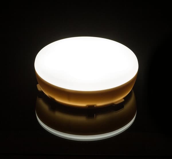 Nattlampe med bevegelsessensor White Vit