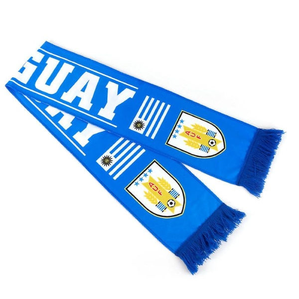 2 stk. 2022 VM Fodbold Fan Artikler Halstørklæde 32 hold Uruguay