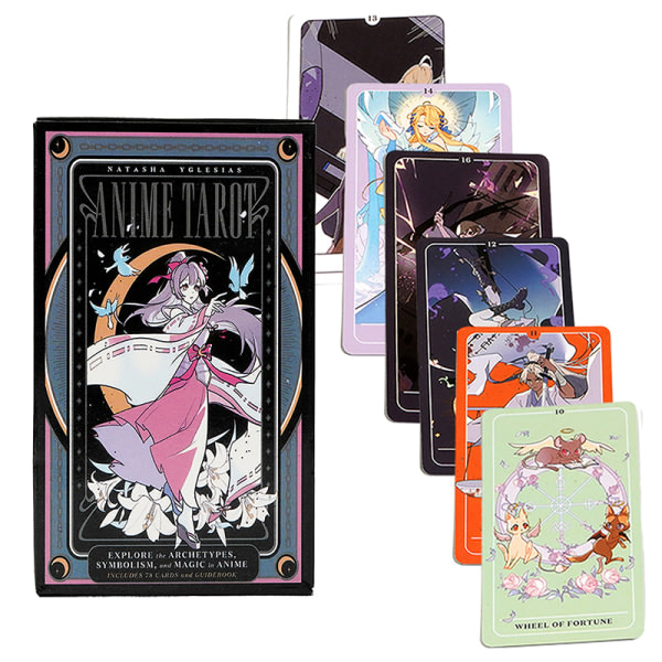 Anime Tarotkort Profetia Spådom Däck Familj Fest Brädspel Ga En storlek A one size