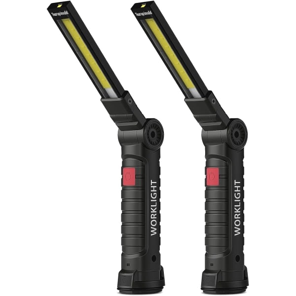 2-pack Presenter till Män Honom Pappa Hantverkare Laddningsbara Ficklampor LED