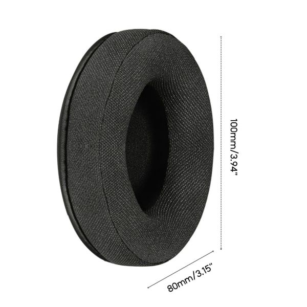 Öronkuddar i tyg som andas för Cloud Flight Headset Noise Cancelling EarPads Mörkgrå