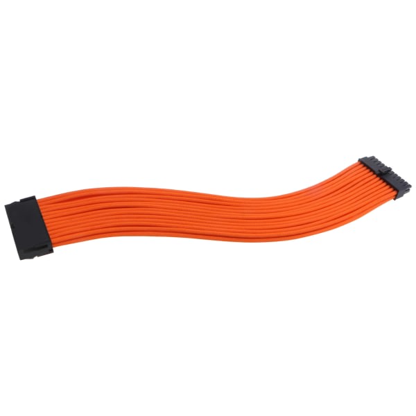 5 kpl 18AWG nylonvaippaisia PSU-virtakaapeleita ATX 24Pin / 8P (4+4P) EPS PCI-E 8Pin / 6P PCI-E sarja 30cm Kaapelit Mustat