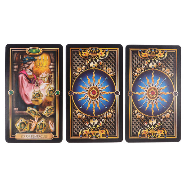 The Gilded Tarot Kortdækket Spil Legetøj Divination Oracles Vejledning