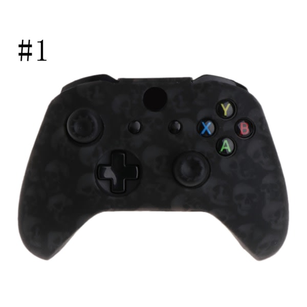 Silikonikuori case Anti-cover Xbox Game Controller Accessin mustalle