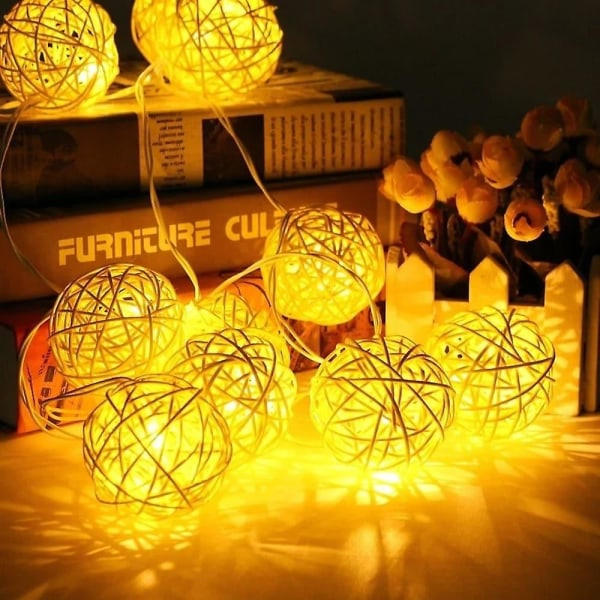 LED-slingljus 1,5 m Sepak Takraw-lampor batteridrivna
