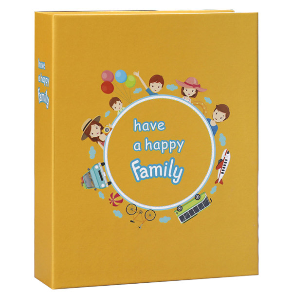 Tecknad 7" Print Familjefoto Scrapbook Album 100 foton Minnesböcker Heminredning null - Hem