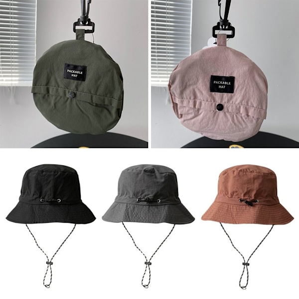 Vattentät Solskyddshatt för Sommarcamping Army green
