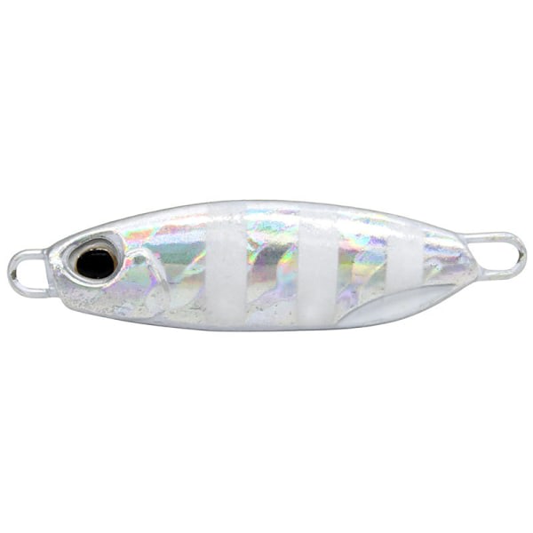 Metall Jig Sked Lure Artificiellt bete Shore Slow Jigging Bass Fi silverfärgad 30g silvery 30g
