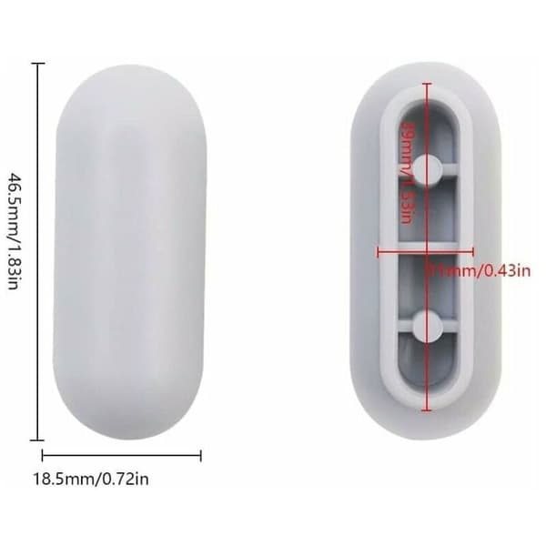 4 st Universal Toalettsits Buffert Universal Toalettsits Buffert Kit Plast Toalettsits Bumper Ersättning