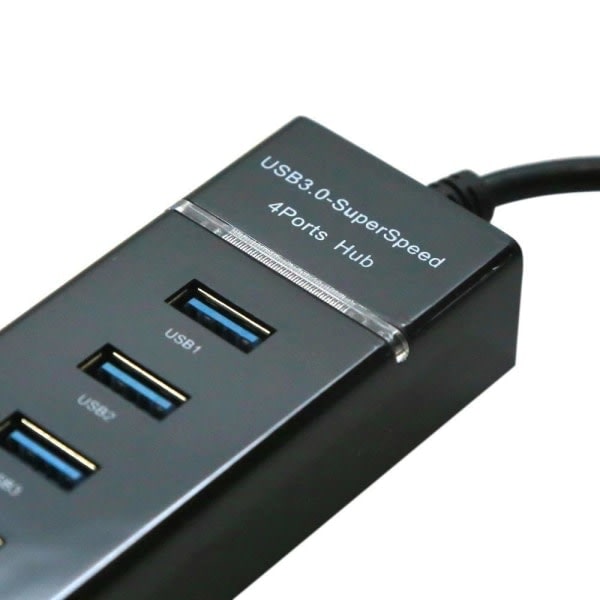 USB-hubbar med 4 portar, 4-ports USB-hubbar, splitters