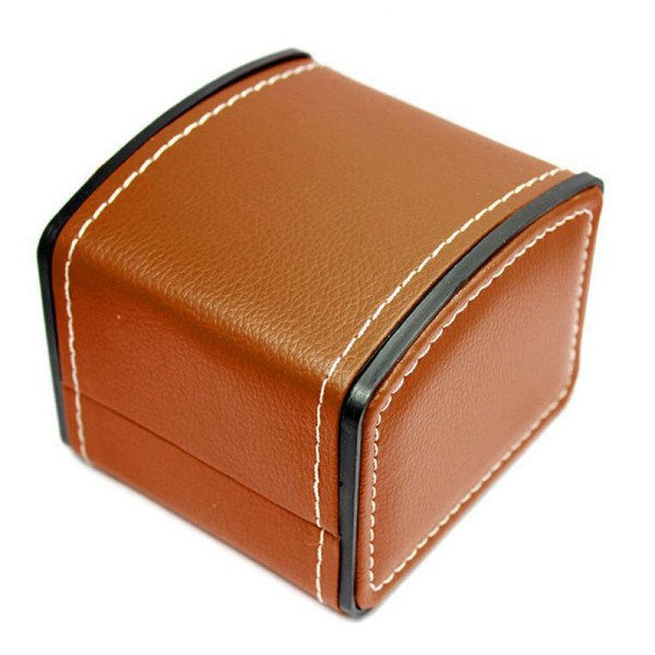 Bärbar watch PU - watch Förvaringshållare Brun one size Brown one size