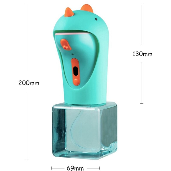 Mjuk Skumdispenser för Badrum för Barn - Automatisk Handfri Design