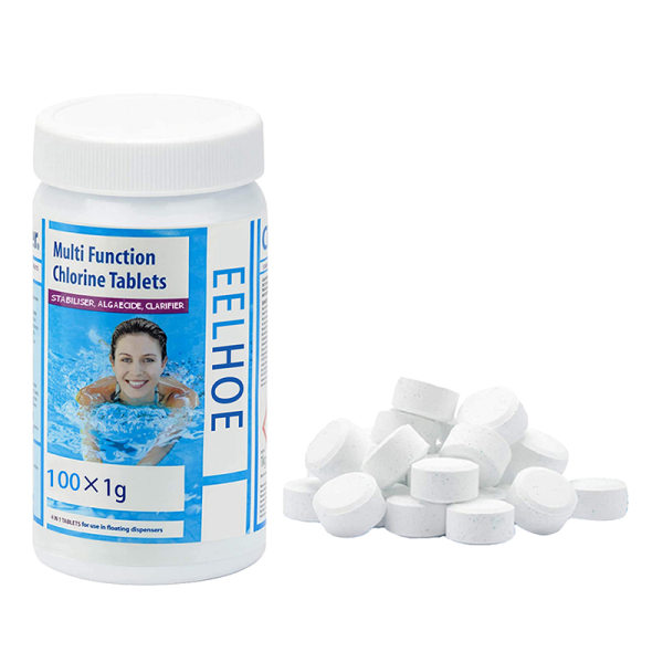 100st Poolrengöring Klortabletter Multifunktion Al White one size White one size