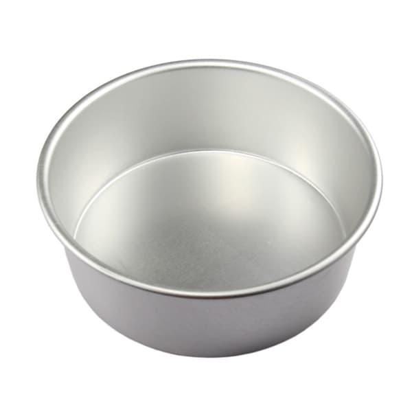 Rund sømløs pande 4~12 tommer aluminiumlegering non-stick kageform multifunktion bage en stykke bageform null - C
