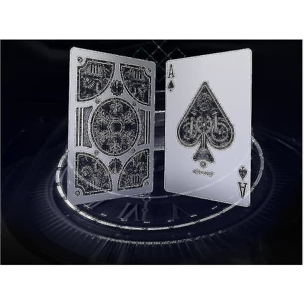 Kortspil Cykel Silver Steampunk Deck Magic Kort Spillekort Magic Rekvisitter
