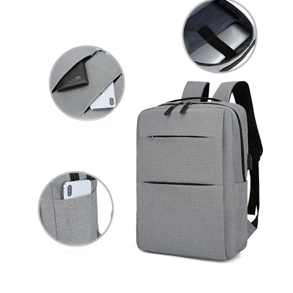 3-i-1 Affärsryggsäck för Män - Stilren & Funktionell Laptopväska Black