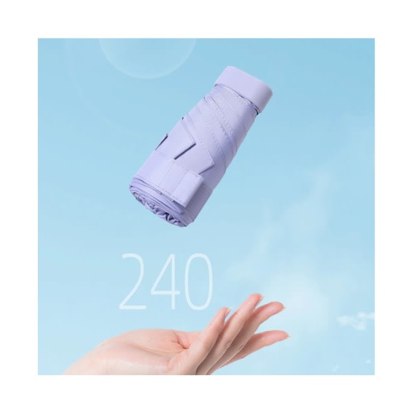 Foldbar paraply Foldbar kapselform Vandafvisende solbeskyttelse Udendørs paraply