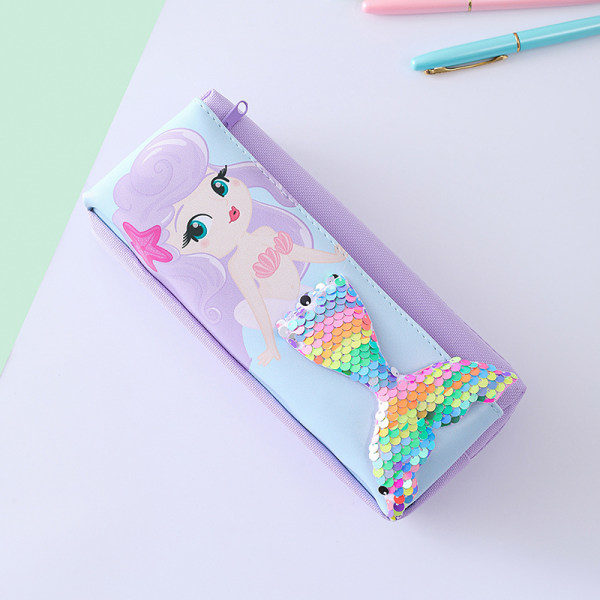 e Mermaid Primary School Case Dubbel Oxford Zipper Penci A2