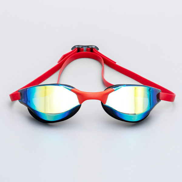 Professionella simglasögon för vuxna Vattentät, dimsäker Racing Gog punainen OneSize red OneSize