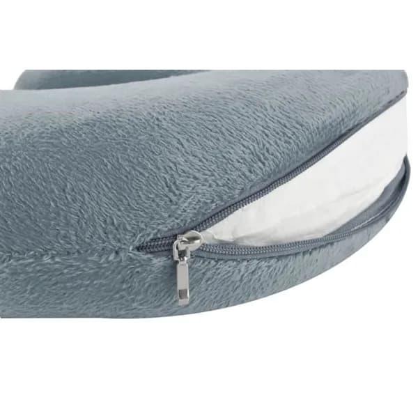 Reisepute med Memory Foam / Nakkepute - Reisepute grå grå