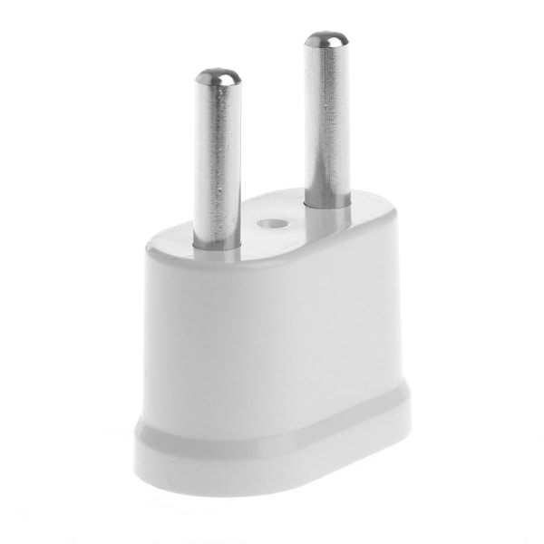 US til EU AC-adapter Konverter AC-stikket fra US 2-flade pin til europæisk 2-runde pin