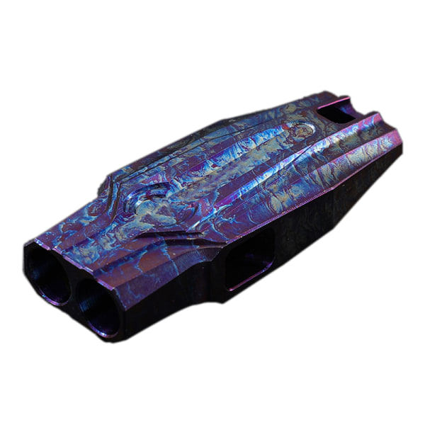 Titanium nødpipe for camping og trening
