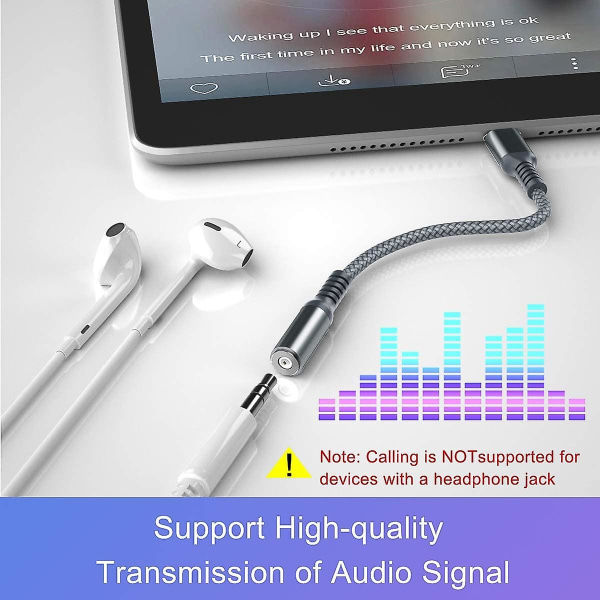 USB C 3,5 mm Jack Adapter, typ-c Hane Konverter Hovedtelefoner Audio Hovedtelefonstik Ledning Til Samsung Galaxy S20 S21 S22 Fe, ikke 20 21 Fold Z Flip 3 Ultra, tab