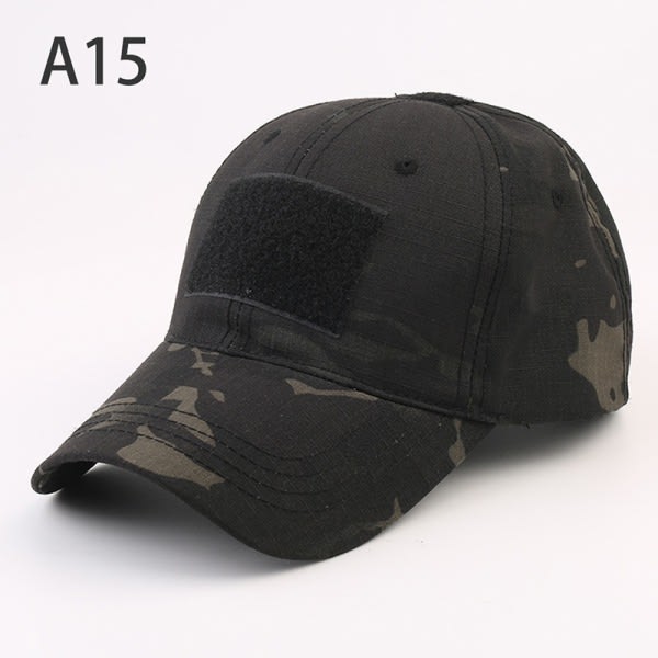 Baseballcaps Kamuflasje Taktisk Utendørs Soldat Kamp Paintball A15 A15 A15 A15
