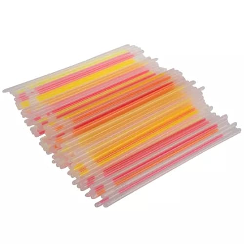100 pcs - Luminous Glowsticks - Bracelets multifärg multicolor