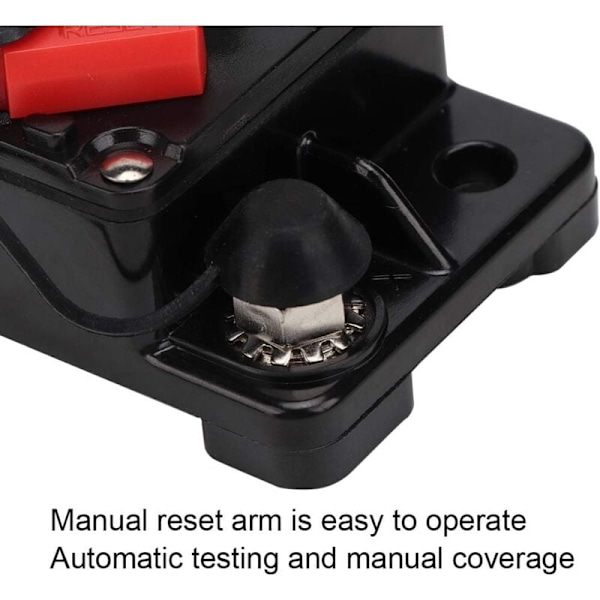 12V 30A Bil Auto Reset Strømafbryder, Vandtæt Sikring til Audio Stereo