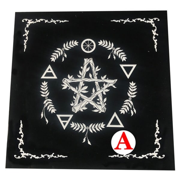 Tarotkort Bordsdug Flanell Spådomsaltare Schackspel Fortu C one size C one size
