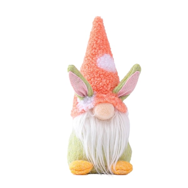 Påskhare dvärg dekoration påsk ansiktslös för docka påsk plysch dvärg familjefest prydnad barnleksak för hus Pink Rabbit
