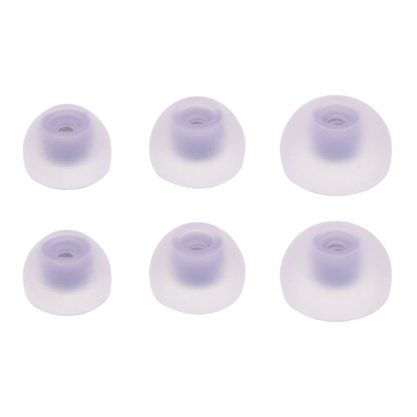 6 st in-ear-øronsnäckor for Galaxy Buds2-hørlurar Silikonbeskyttelse Byte av cap SM-R177 Öronproppar Öronproppar Öronkuddar Purple Purple