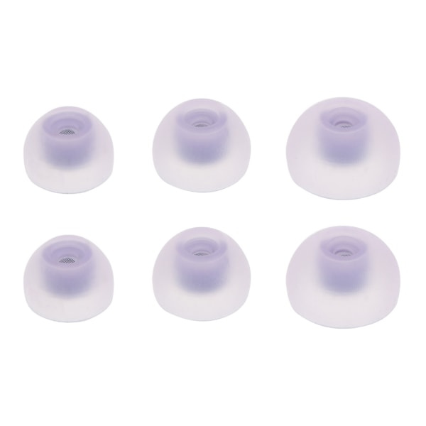 6 stk. in-ear ørepropper til Galaxy Buds2-høretelefoner Silikonebeskyttelse Udskiftning af cap SM-R177 Ørepropper Ørepropper Ørepuder Lilla Purple