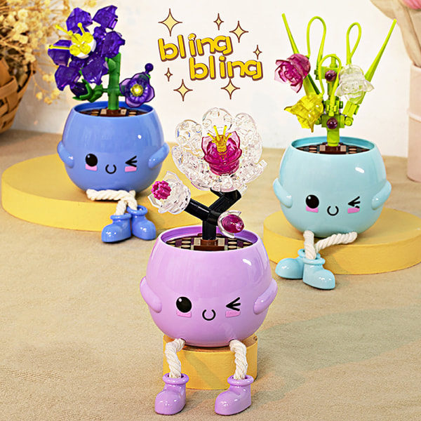 Blommor Buketter Blommor Med Vas 3D Modell Heminredning Bui C one size C one size