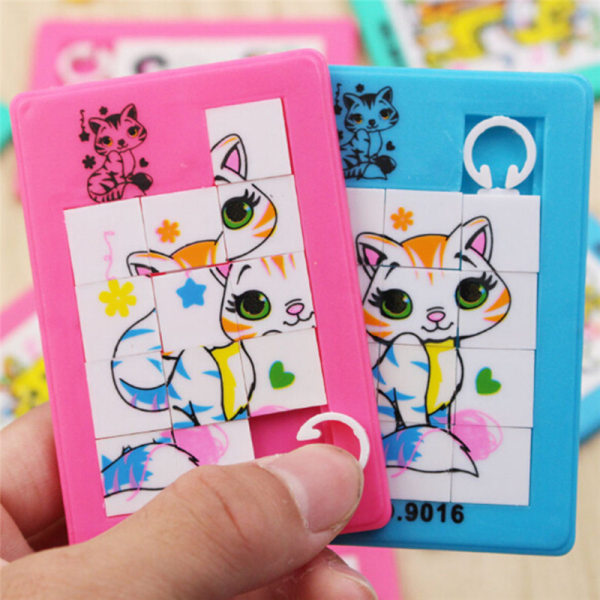 Fashion Animals Numbers Pussel Slide Game Jigsaw Toy Kids Educa Multicolor Numbers Multicolor Numbers