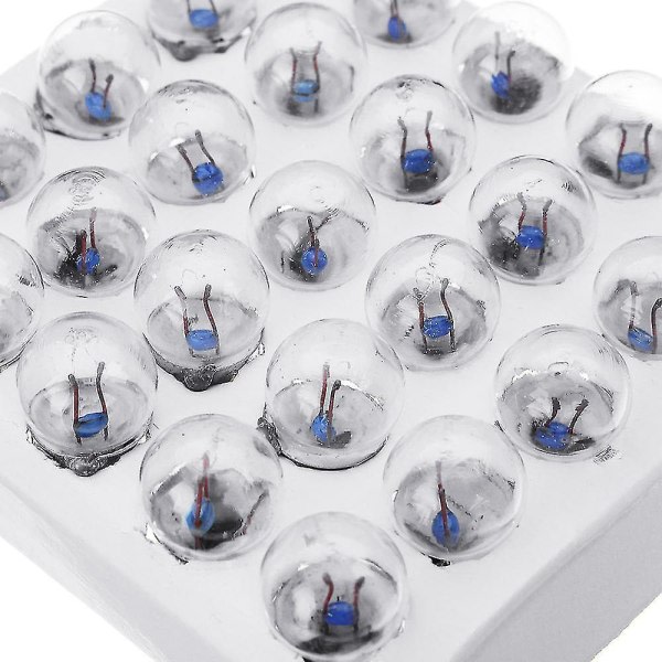 För 50 st/låda 2,5V Miniatyr Mini Glödlampa Lampa Skruv Glödlampa Fysiskt experiment Modell Student Teach
