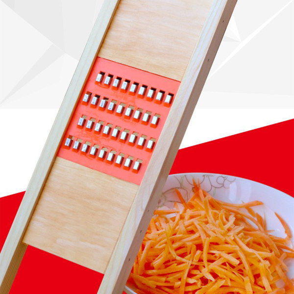 Hållbar kålhackare i trä, fruktpotatis, kålrivare, lätt att använda, hållbara verktyg, present till matlagning, ergonomisk design L