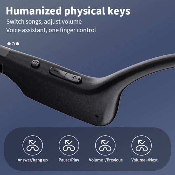 Bluetooth-kuulokkeet Urheilukuulokkeet Vedenpitävät langattomat kuulokkeet A1