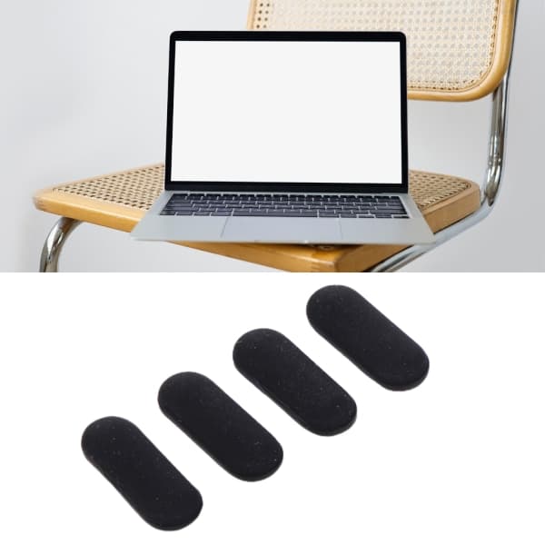 Gummiføtter for laptop, sklisikker erstatning for Dell E7440