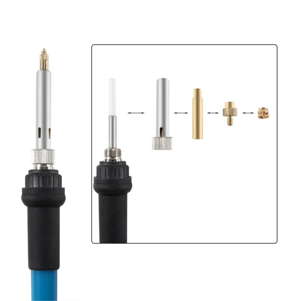 Loddebolter for 3D-printer lodding, loddebolt, innsatsmutter