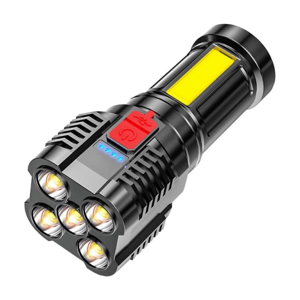 1/2 Söklampa IPX4 Vattentät Super Ljus för Nödsituationer, 1 Set
