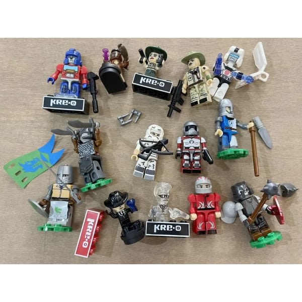 Spel KREON Byggleksaker Robot Soldat Riddare GI Joe Klossar Minifigurer 12