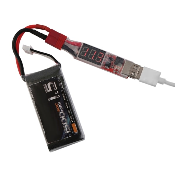 Pålidelig XT60/T-stik til USB-konverter Sikker og effektiv opladning til forskellige Lipo-batteripakker Effektiv opladning null - T-stik