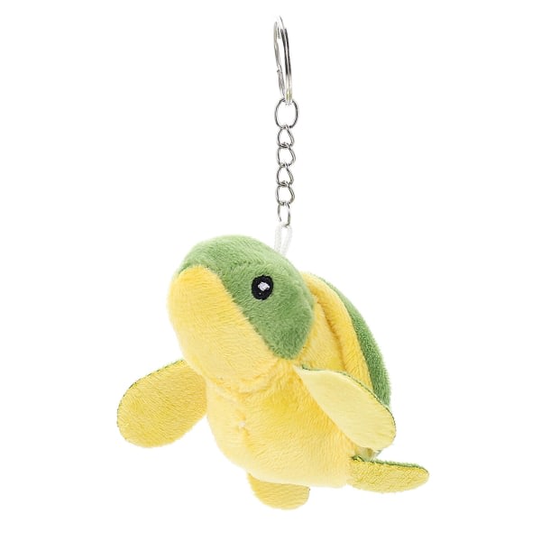 10 st Nyckelringar Bilnycklar Turtle Keyring Charm Plyschhänge Nyckelring Turtle Gosedjur Fluffy Assorted Color 10X10X4CM