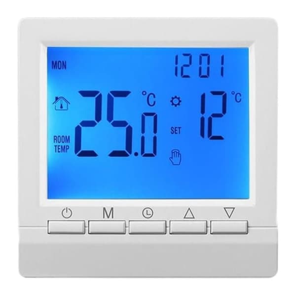 Programmerbar Digital Termostat - Smart Controller til Gas- og Vægvarme LCD