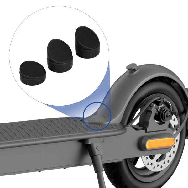 Pro 2 original fender skruvplugg för Xiaomi scooter ny fender adapter skruvplugg 3 stycken 1 set grå 4 st