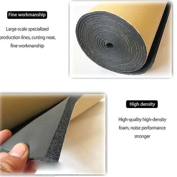 9 st 6mm självhäftande bil ljudisolering Deadener Foam Pad isolering 30x50cm