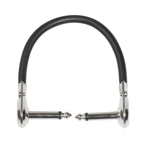 Gitarr Patchkabel 6 Tum Gitarr Effektpedal Kabel 6.35mm Hane till Hane Gitarr